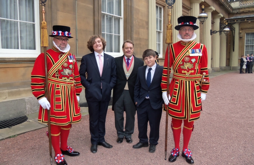 Presentation of CBE to Rt. Hon. John Hayes MP